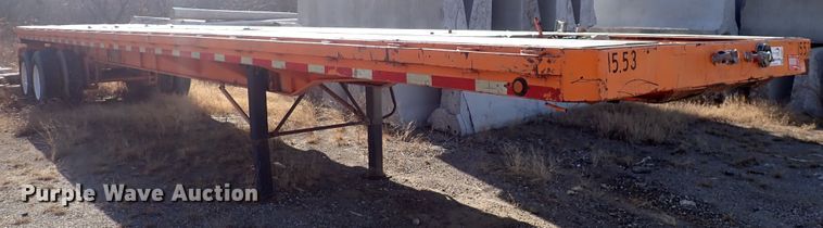 image for item DJ0021 1971 Hobbs  flatbed trailer