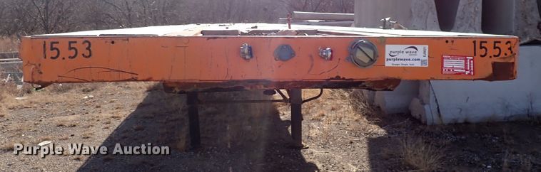 image for item DJ0021 1971 Hobbs  flatbed trailer