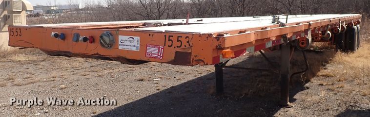 image for item DJ0021 1971 Hobbs  flatbed trailer