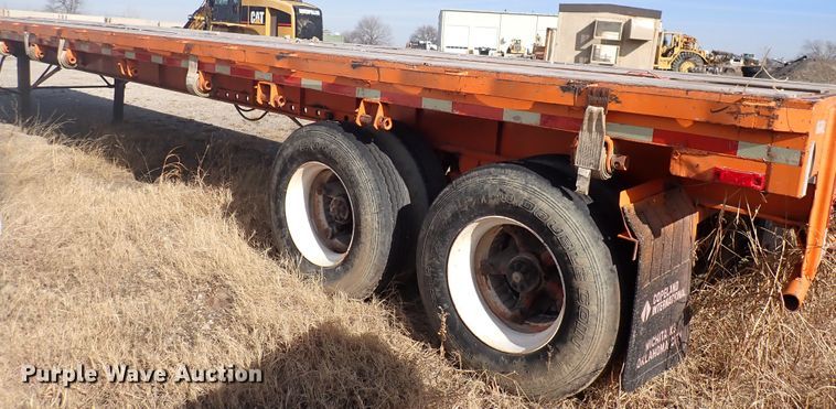image for item DJ0021 1971 Hobbs  flatbed trailer