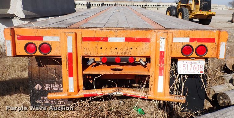 image for item DJ0021 1971 Hobbs  flatbed trailer