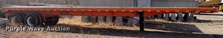 image for item DJ0021 1971 Hobbs  flatbed trailer