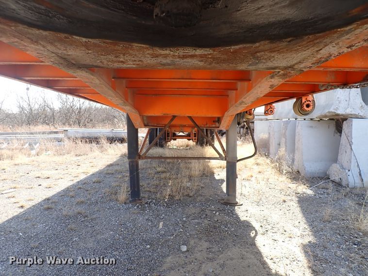 image for item DJ0021 1971 Hobbs  flatbed trailer