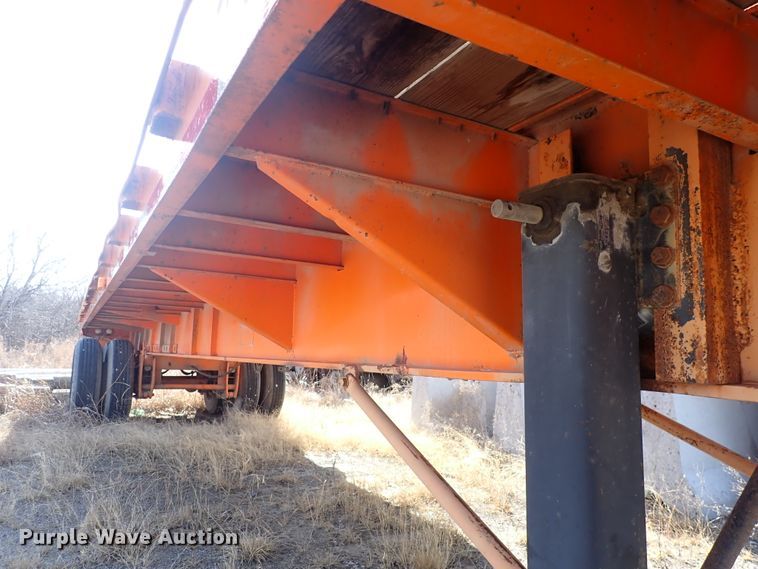 image for item DJ0021 1971 Hobbs  flatbed trailer