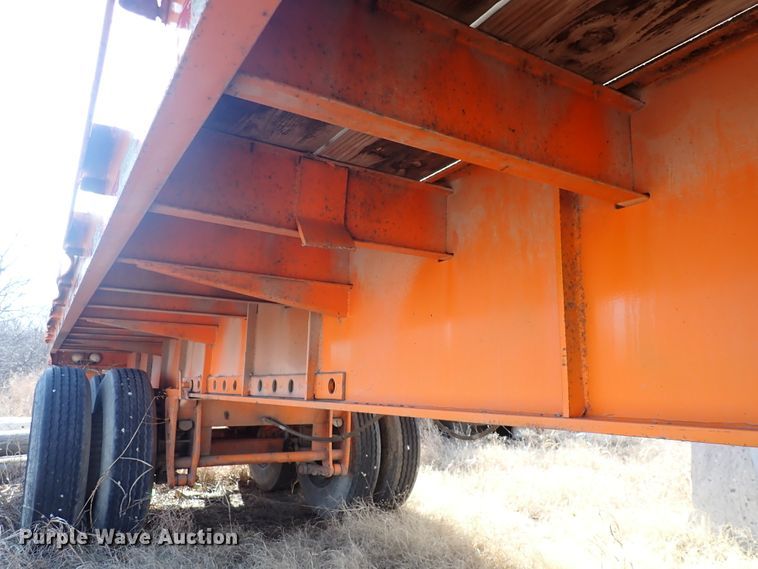 image for item DJ0021 1971 Hobbs  flatbed trailer