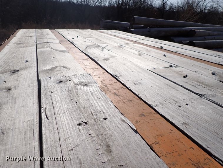 image for item DJ0021 1971 Hobbs  flatbed trailer