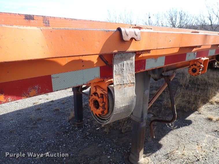 image for item DJ0021 1971 Hobbs  flatbed trailer