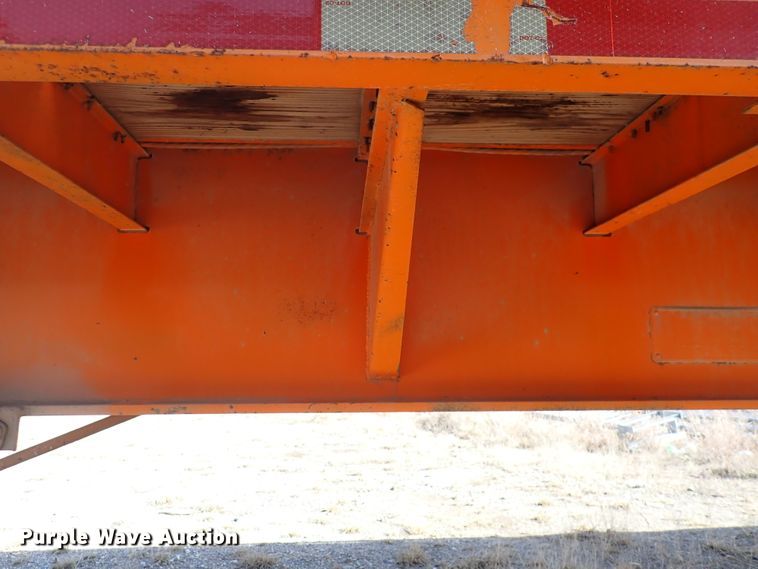 image for item DJ0021 1971 Hobbs  flatbed trailer