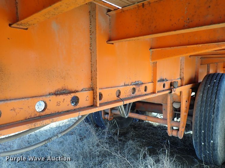 image for item DJ0021 1971 Hobbs  flatbed trailer