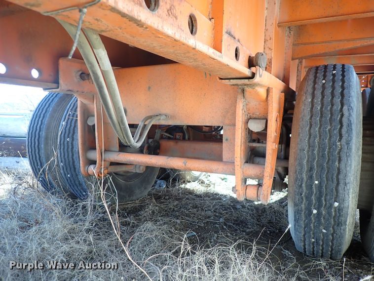 image for item DJ0021 1971 Hobbs  flatbed trailer