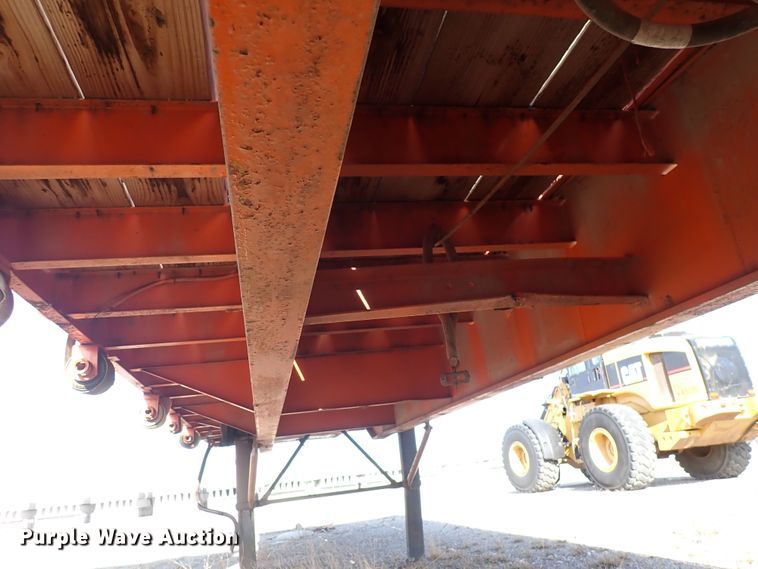 image for item DJ0021 1971 Hobbs  flatbed trailer