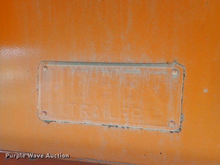 image for item DJ0021 1971 Hobbs  flatbed trailer