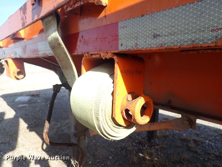 image for item DJ0021 1971 Hobbs  flatbed trailer