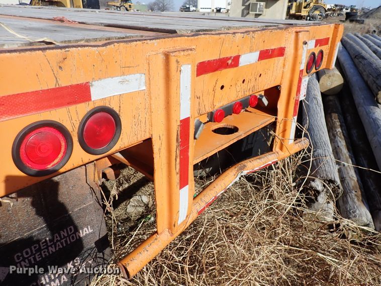 image for item DJ0021 1971 Hobbs  flatbed trailer