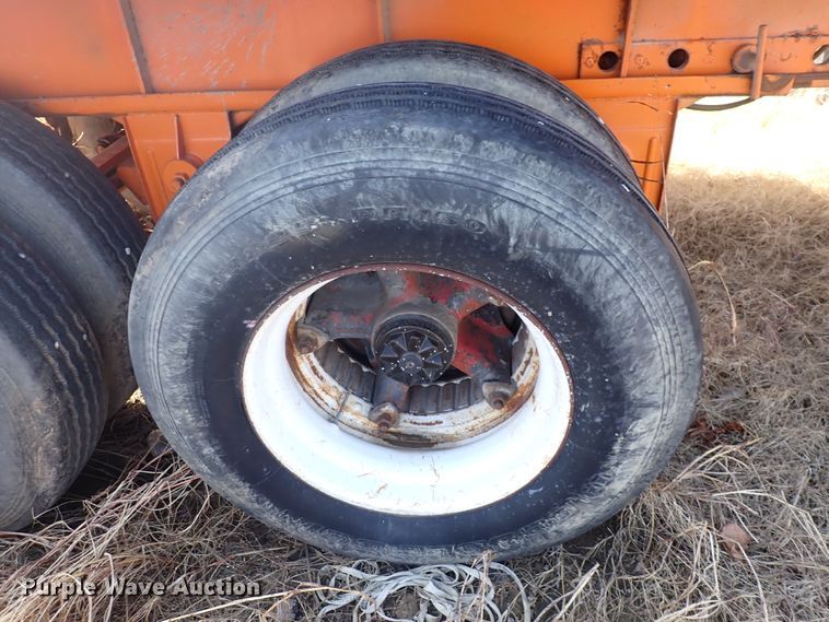 image for item DJ0021 1971 Hobbs  flatbed trailer