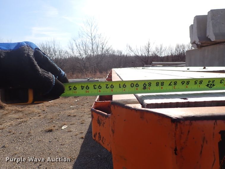 image for item DJ0021 1971 Hobbs  flatbed trailer