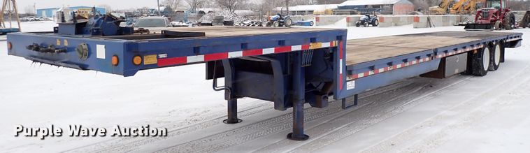 image for item DJ0053 2004 Ledwell LW48X102NT2-10  drop deck equipment trailer