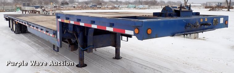 image for item DJ0053 2004 Ledwell LW48X102NT2-10  drop deck equipment trailer