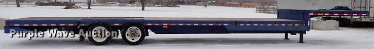 image for item DJ0053 2004 Ledwell LW48X102NT2-10  drop deck equipment trailer