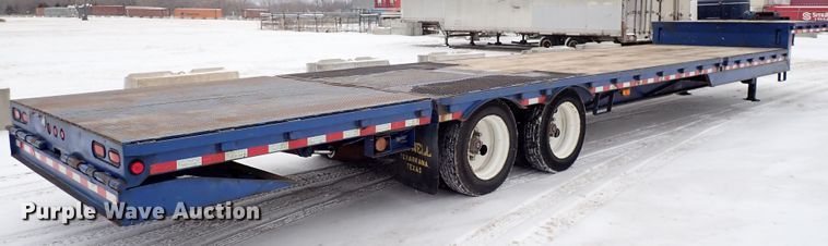 image for item DJ0053 2004 Ledwell LW48X102NT2-10  drop deck equipment trailer