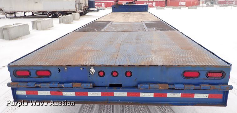 image for item DJ0053 2004 Ledwell LW48X102NT2-10  drop deck equipment trailer