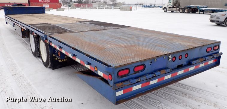 image for item DJ0053 2004 Ledwell LW48X102NT2-10  drop deck equipment trailer