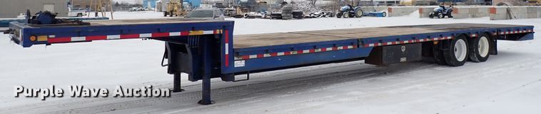 image for item DJ0053 2004 Ledwell LW48X102NT2-10  drop deck equipment trailer
