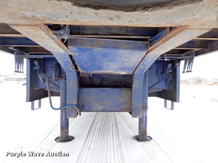 image for item DJ0053 2004 Ledwell LW48X102NT2-10  drop deck equipment trailer