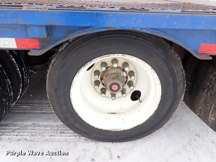 image for item DJ0053 2004 Ledwell LW48X102NT2-10  drop deck equipment trailer