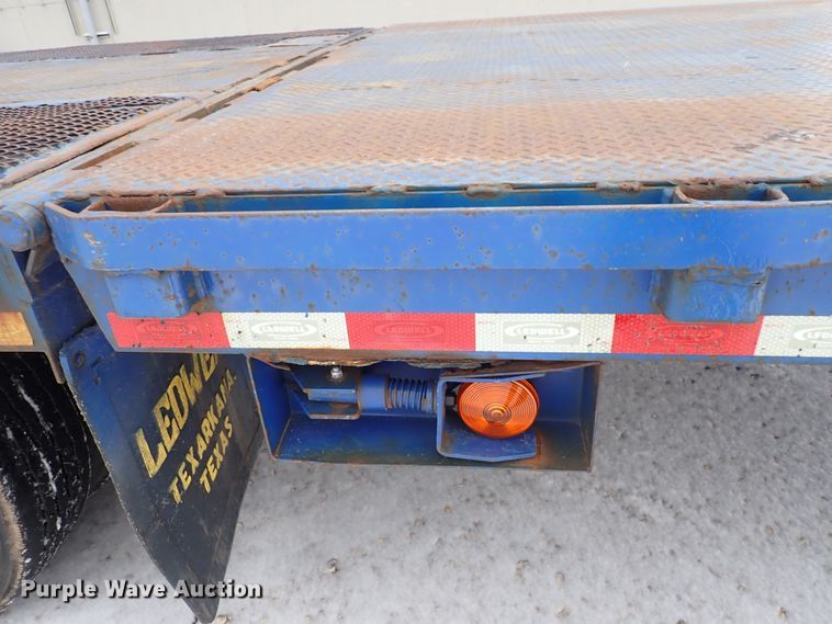 image for item DJ0053 2004 Ledwell LW48X102NT2-10  drop deck equipment trailer