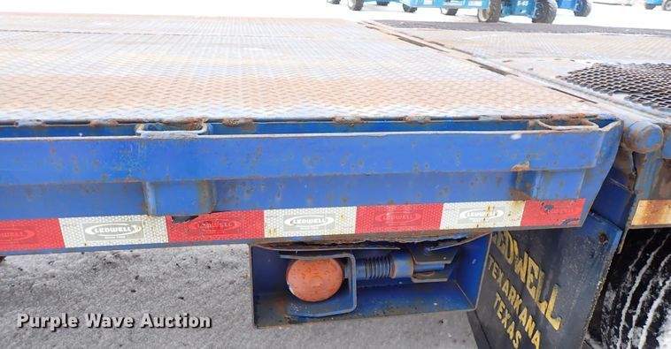 image for item DJ0053 2004 Ledwell LW48X102NT2-10  drop deck equipment trailer