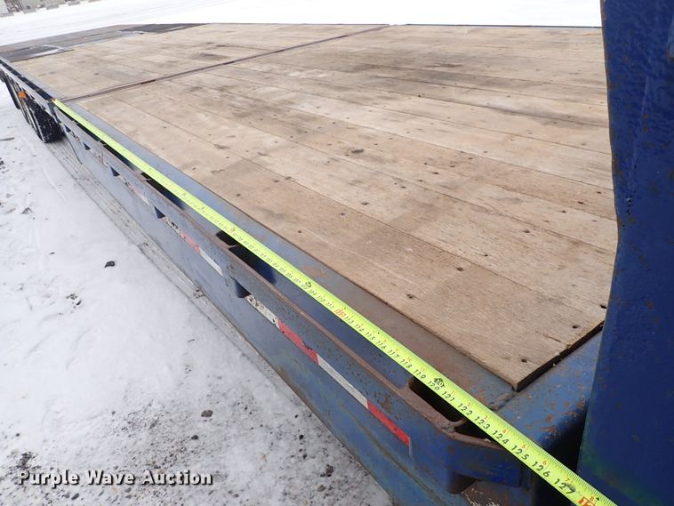 image for item DJ0053 2004 Ledwell LW48X102NT2-10  drop deck equipment trailer