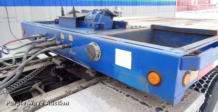 image for item DJ0053 2004 Ledwell LW48X102NT2-10  drop deck equipment trailer