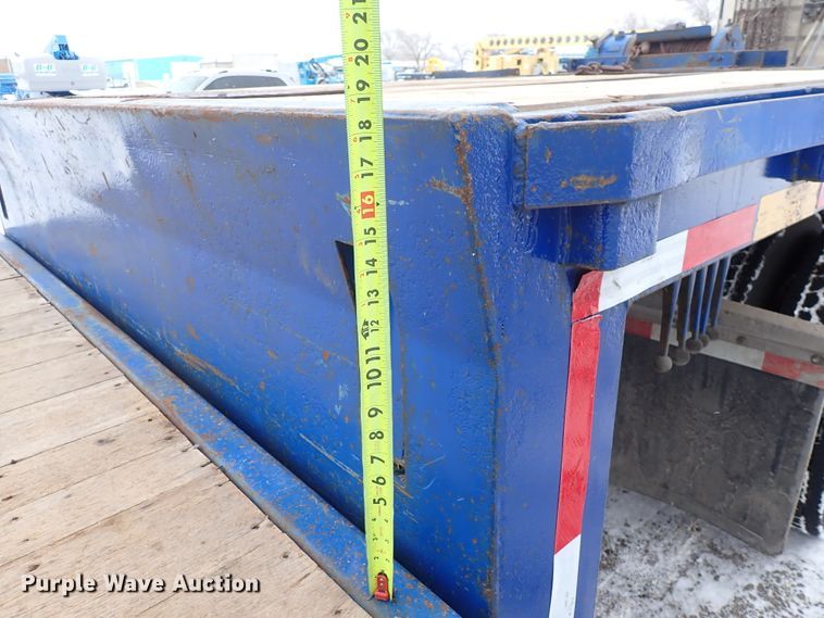 image for item DJ0053 2004 Ledwell LW48X102NT2-10  drop deck equipment trailer