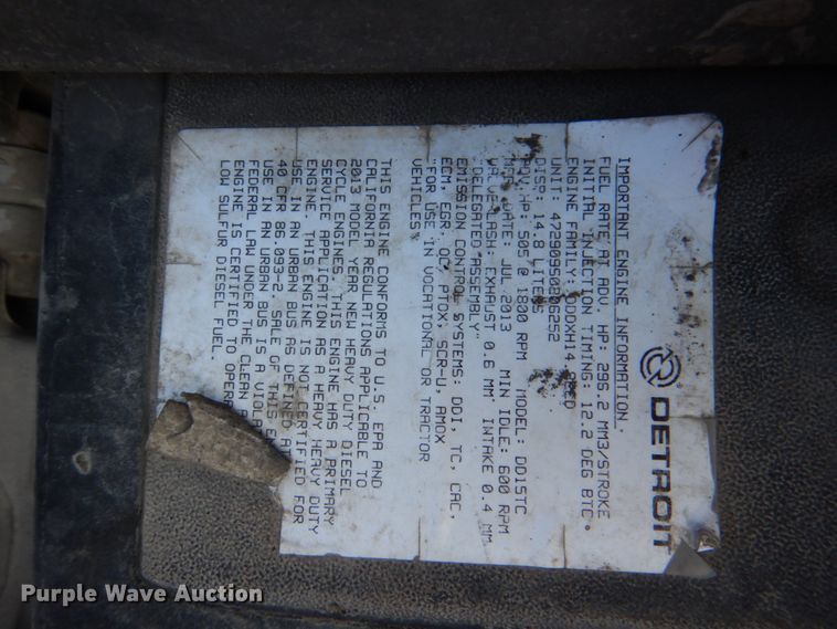 image for item DJ0382 2014 Freightliner Cascadia  semi truck