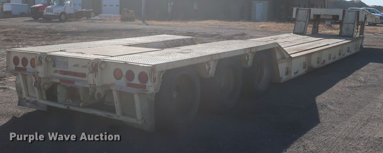 image for item DJ2299 1999 Holden HPF50 lowboy equipment trailer