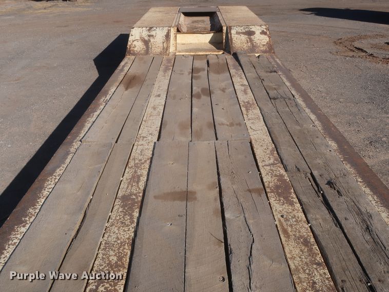 image for item DJ2299 1999 Holden HPF50 lowboy equipment trailer