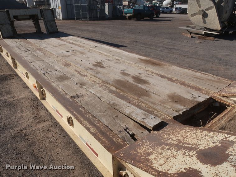 image for item DJ2299 1999 Holden HPF50 lowboy equipment trailer