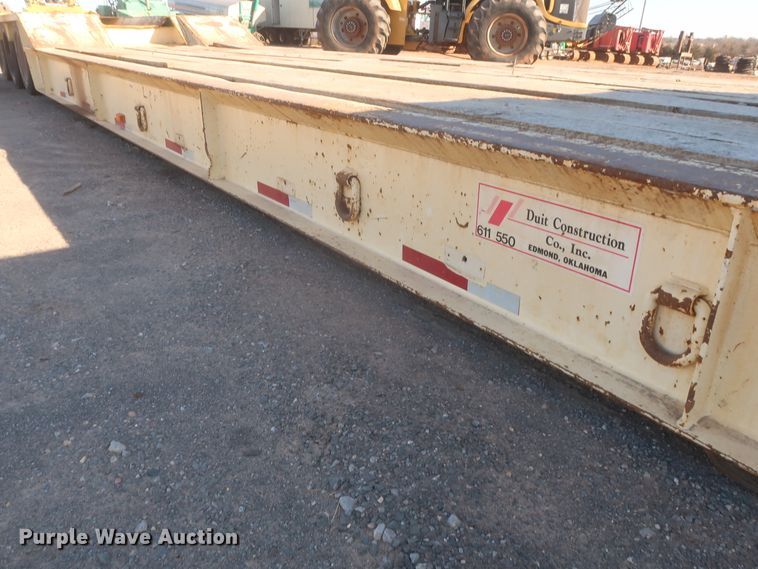 image for item DJ2299 1999 Holden HPF50 lowboy equipment trailer