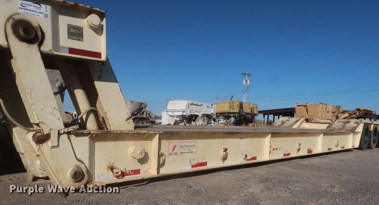 image for item DJ2299 1999 Holden HPF50 lowboy equipment trailer