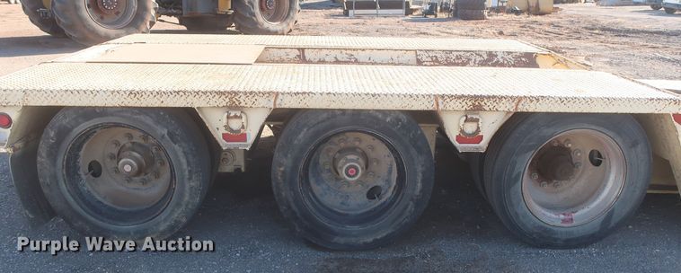image for item DJ2299 1999 Holden HPF50 lowboy equipment trailer