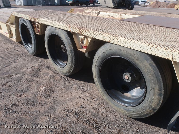image for item DJ2299 1999 Holden HPF50 lowboy equipment trailer
