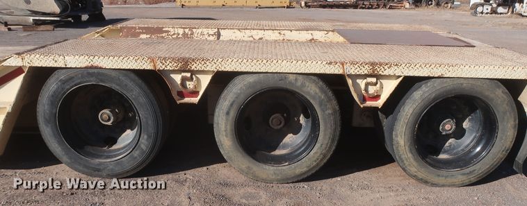 image for item DJ2299 1999 Holden HPF50 lowboy equipment trailer