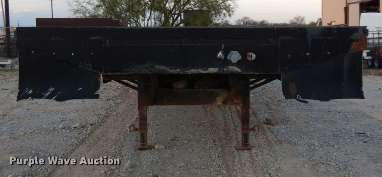 image for item DJ6560 2003 Norris drop deck equipment trailer