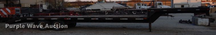 image for item DJ6560 2003 Norris drop deck equipment trailer