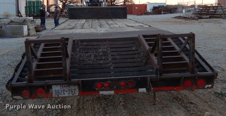 image for item DJ6560 2003 Norris drop deck equipment trailer