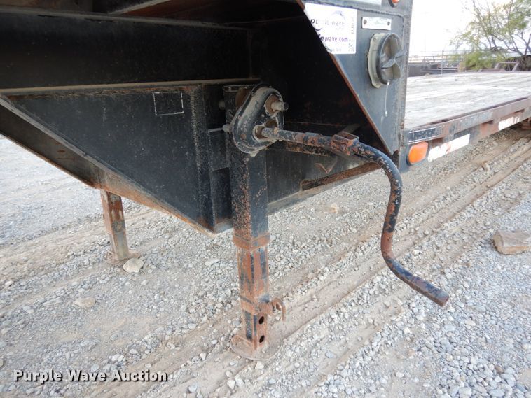 image for item DJ6560 2003 Norris drop deck equipment trailer