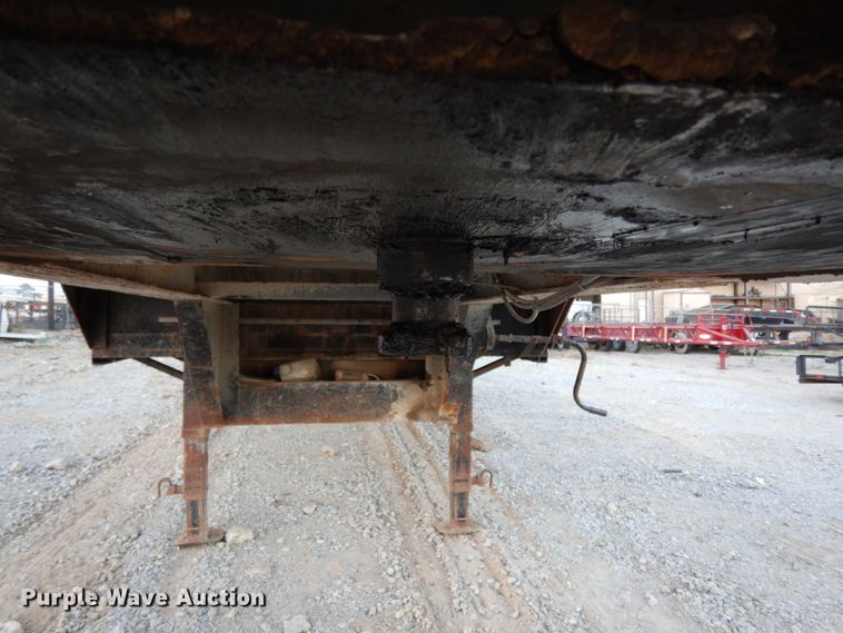 image for item DJ6560 2003 Norris drop deck equipment trailer