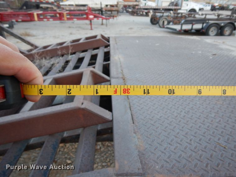 image for item DJ6560 2003 Norris drop deck equipment trailer