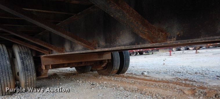 image for item DJ6560 2003 Norris drop deck equipment trailer